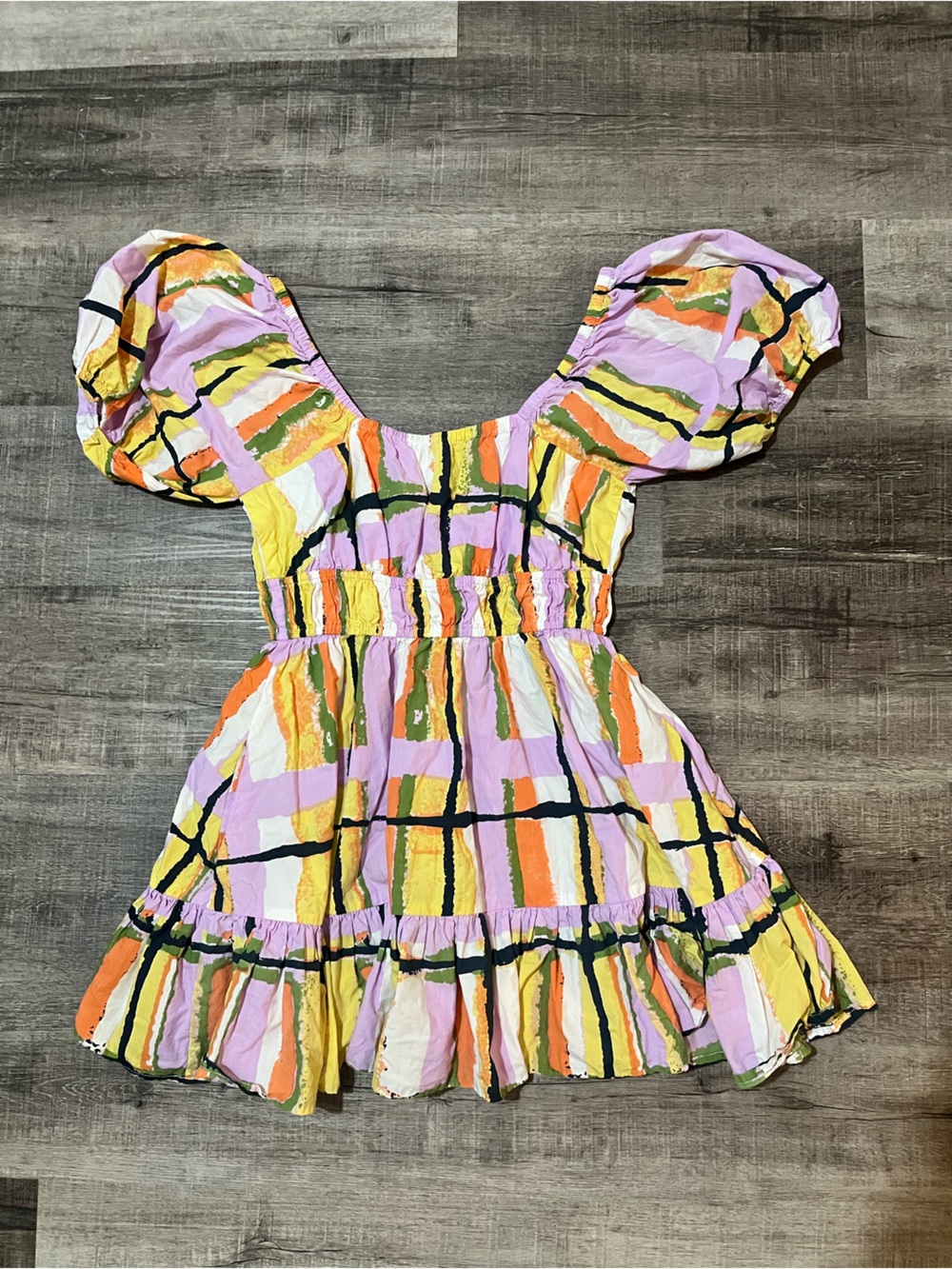 CLEOBELLA Iona Mini Dress in Saffron Hale Print - Picture 3 of 7
